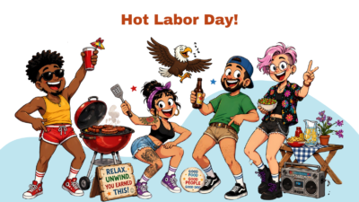 Hot Pants on Labor Day!