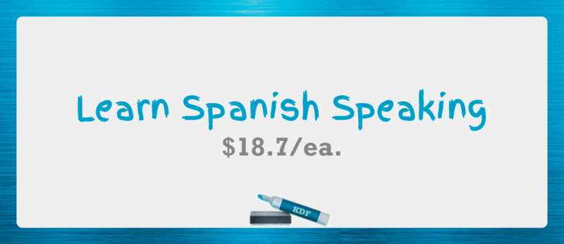 Improve your Spanish Speaking in 20 Sessions!