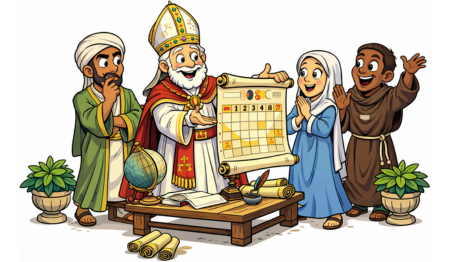 the origins of April Fools’ Day, Here its is: The Gregorian Calendar