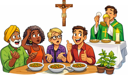 But Still Eating Christ’s Blood and Body in Mass?