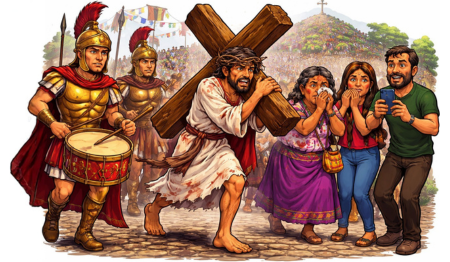 Learning Spanish with Extreme Holy Week Hispanic Rituals, Iztapalapa, Mexico — The Passion Play