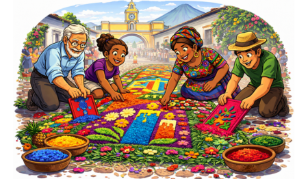 Alfombras de Aserrín in Guatemala