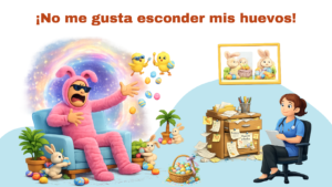 I never hid “mis huevos” on Pascuas!