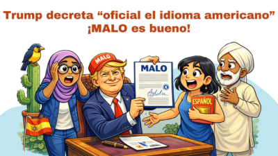 Trump Decrees “Make American Language Official”