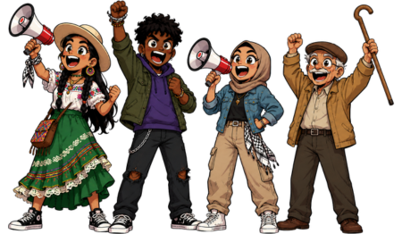 Spanish for protesting: speak the way you fight, Because Language is a Form of Protest!