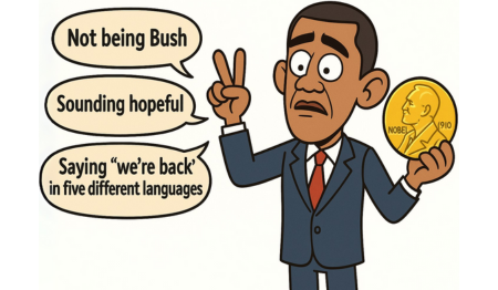 Trump Nobel Peace Prize nomination, Flashback: Obama and the Nobel for Hope