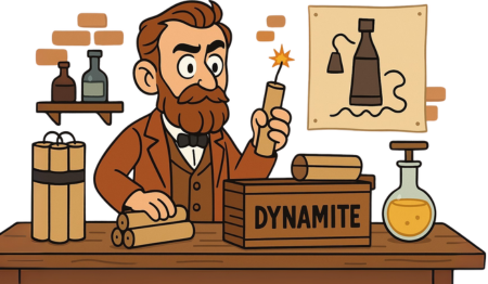 Learn Spanish with the Nobel Peace Prize’s Explosive Story, And Boom: Dynamite Was Born!