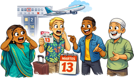 Learn Spanish with Tuesday the 13th Traditions and Superstitions, 13 Across the World