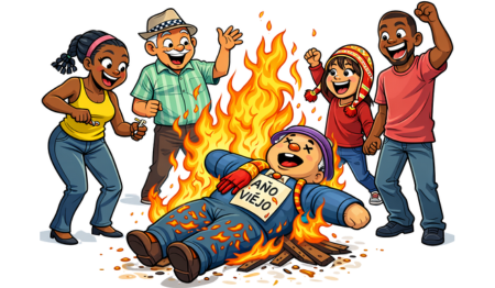 Learn Spanish New Year's Resolution!, Año Viejo dolls