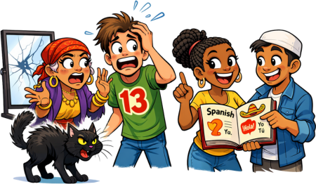 Learn Spanish with Tuesday the 13th Traditions and Superstitions, Fear Tuesday the 13th Learn Spanish Instead