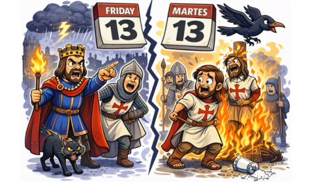 Learn Spanish with Tuesday the 13th Traditions and Superstitions, The Medieval Origins of the Curse