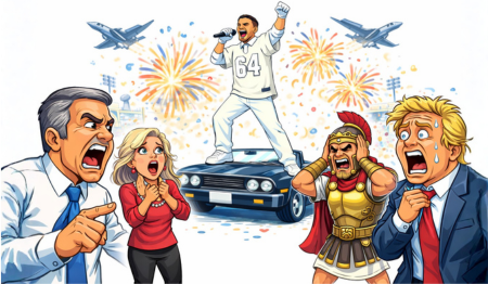 spanish at the super bowl 2026, Act I — The “Invasion”: The Barbarians Are Back