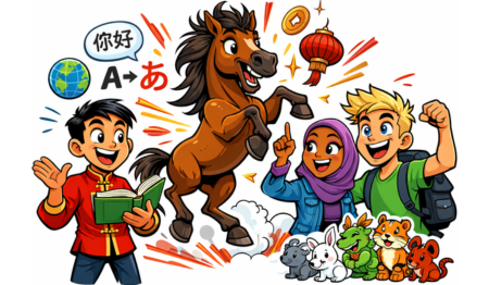Free Spanish for Lunar New Year 2026, The Chinese Zodiac & the Year of the Horse