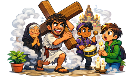 Learning Spanish with Extreme Holy Week Hispanic Rituals, Yes... You Can Even Get Crucified!