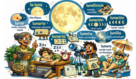 Moon-Inspired Spanish Vocabulary
