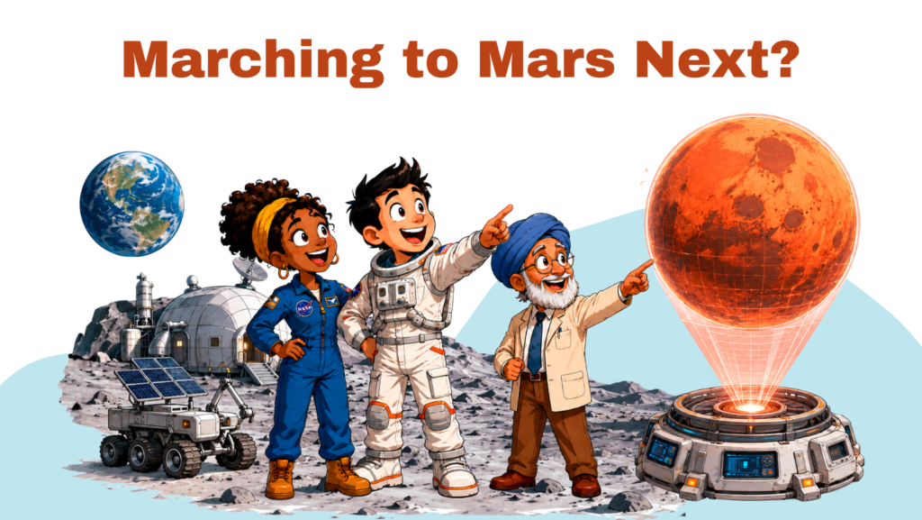 should humans use the moon as a launchpad to mars
