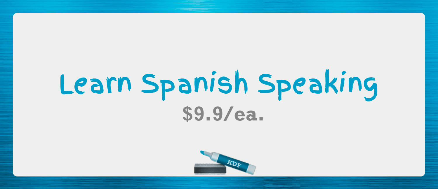 Banner - Product - Learn Spanish Speaking - 80 Sessions - $9.9-ea